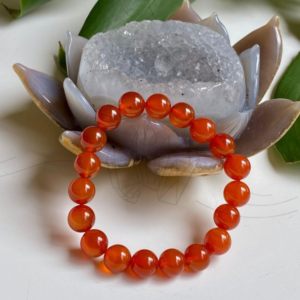 carnelian crystal bracelet