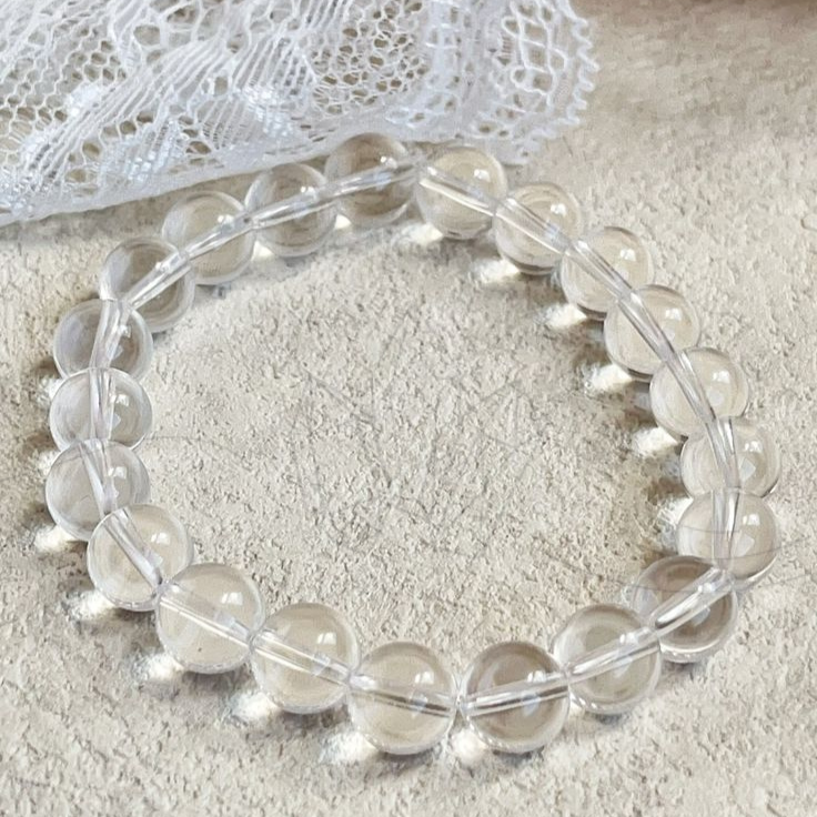 clear quartz crystal bracelet clear quartz crystal bracelet