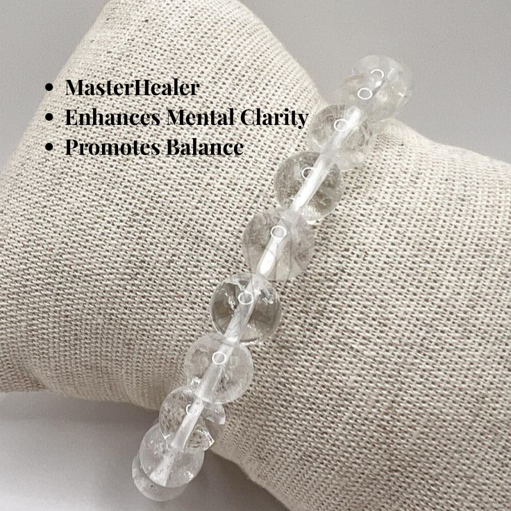 clear quartz crystal bracelet clear quartz crystal bracelet