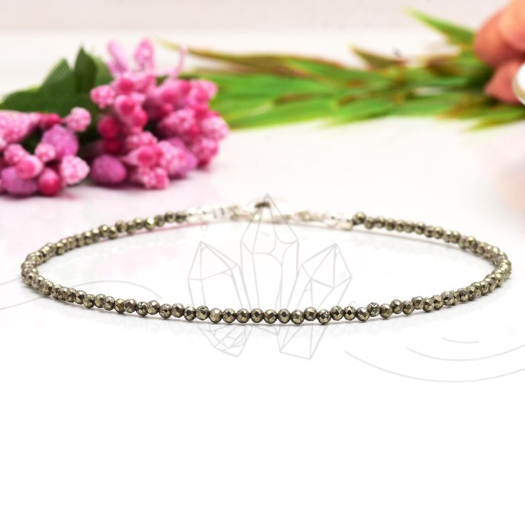 pyrite anklet pyrite anklet