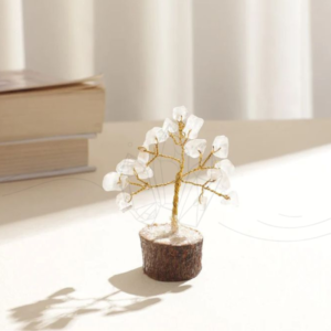 mini clear quartz crystal tree