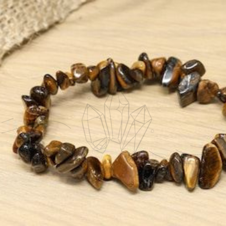 tiger's eye uncut crystal bracelet tiger's eye uncut crystal bracelet