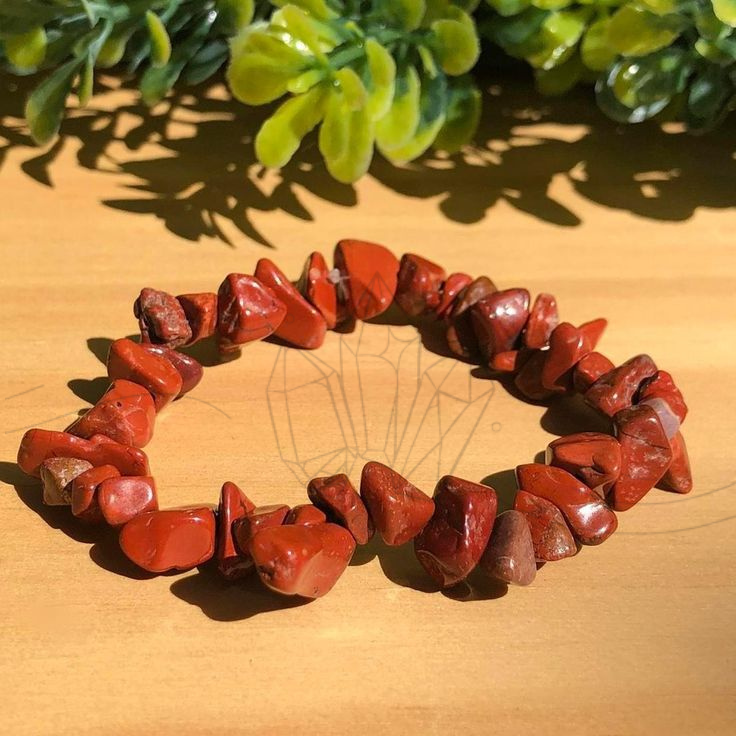 red jasper uncut crystal bracelet red jasper uncut crystal bracelet