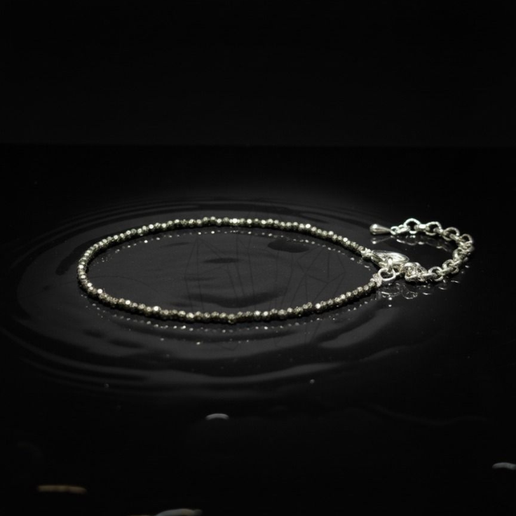 pyrite anklet pyrite anklet