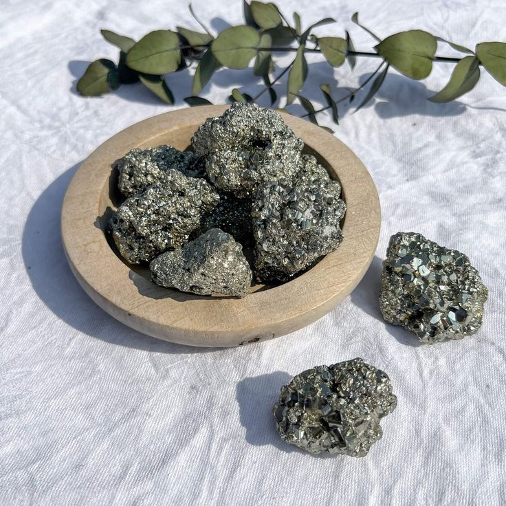 Unlock Beauty & Energy of Crystals pyrite crystal cluster medium