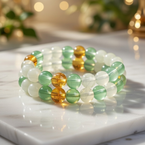 gemini zodiac crystal bracelet