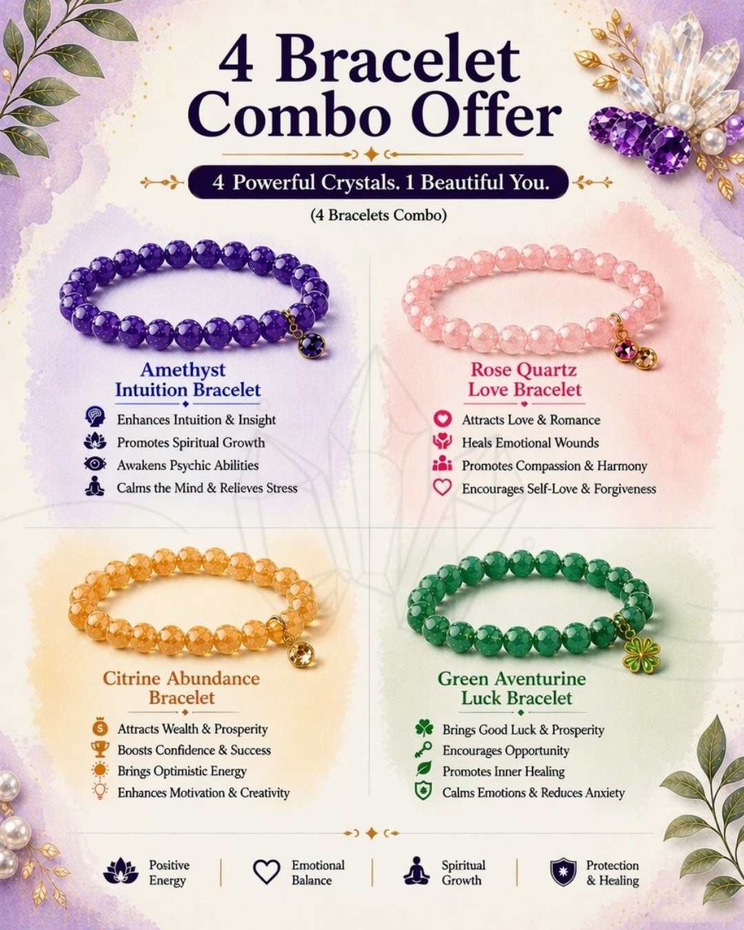 4 bracelets combo offer 4 bracelets combo offer